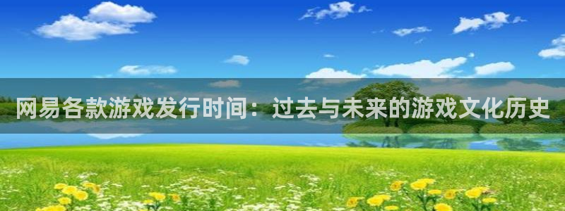 bbin视讯官网注册平台登录：网易各款游戏发行时间：过去与未来的游戏文化历史